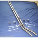 MGTF  Stainless Underfloor Coolant Water Pipes & Fitting Kit Brand New