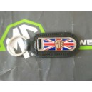 Genuine Leather Keyfob Keyring MG Union Jack 