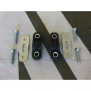 Pair Exhaust Hanger Rubbers Stainless Hanger Plates & Bolts