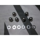 MGZR Rover 25 Stainless Front Top Suspension Mounting Dome Nut Kit