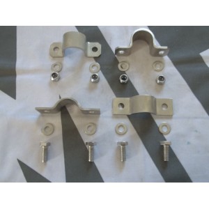 Stainless Front & Rear ARB Saddles & Fitting Kit