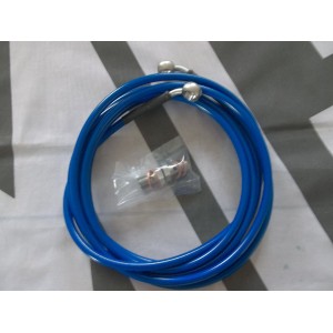 Stainless Braided Clutch Hose Long Blue Stainless Braided Clutch Hose Long Blue