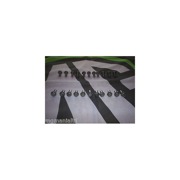 Stainless Underfloor Coolant Pipe Shield Bolt Kit Mg
