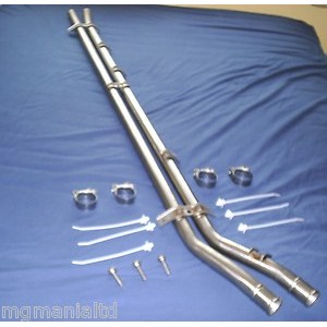 MGF MG F Stainless Underfloor Coolant Pipe Fitting Kit mgmanialtd.com