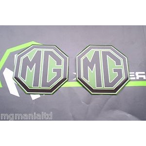 2x Front & Rear Pearlesent Green Badge Inserts New 2x Front & Rear Pearlesent Green Badge Inserts New