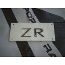 Brand New Chrome Effect "ZR" Badge