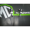 Chrome Twin Nozzle Washer Jets Pair New