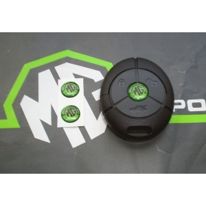 Pair 2/ 3 Button Remote Fob Badge Inserts Xpower Green
